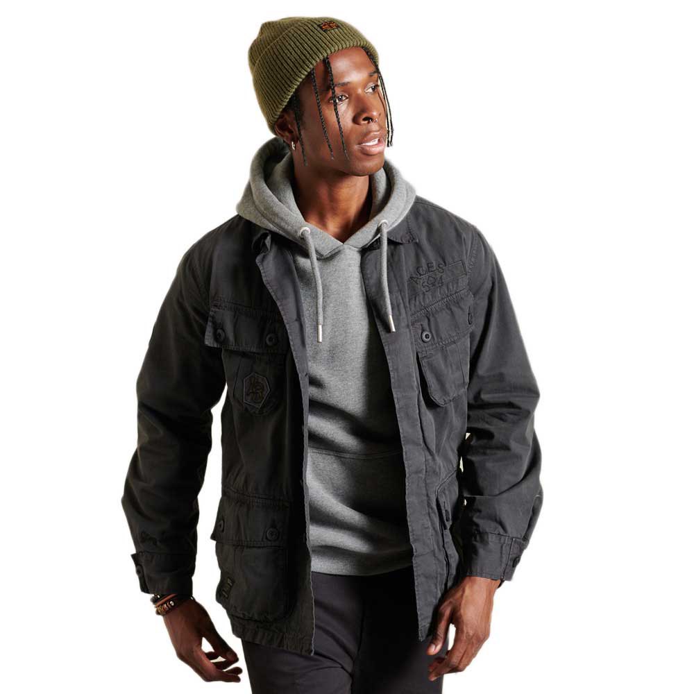 Superdry Tropical Combat Jacke S Jet Black günstig online kaufen