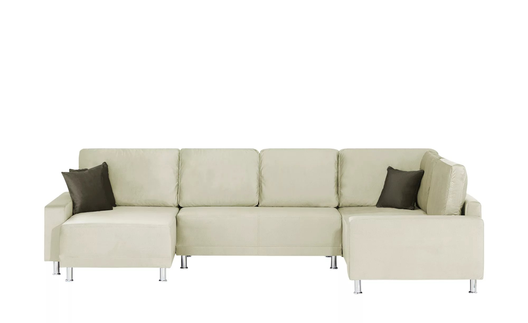 Wohnlandschaft - beige - 350 cm - 229 cm - Polstermöbel > Sofas > Wohnlands günstig online kaufen