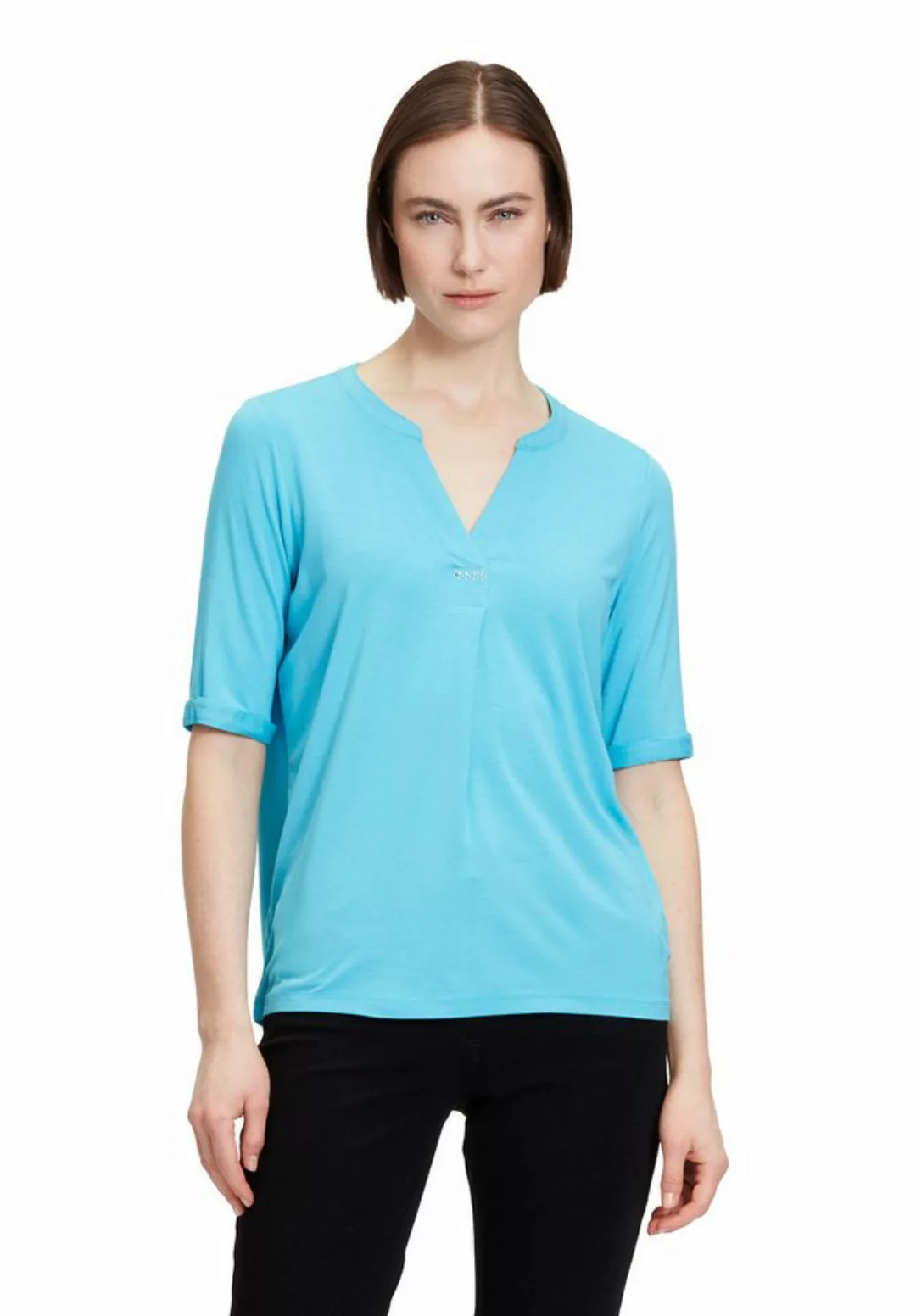 Betty Barclay Kurzarmshirt Betty Barclay Blusenshirt mit Kragen (1-tlg) Hot günstig online kaufen