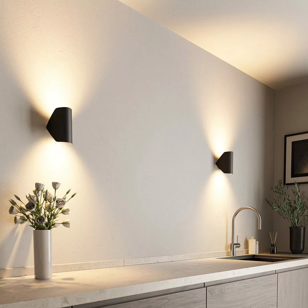 Neona LED Wandleuchte POLARIS Schwarz, Innovative günstig online kaufen