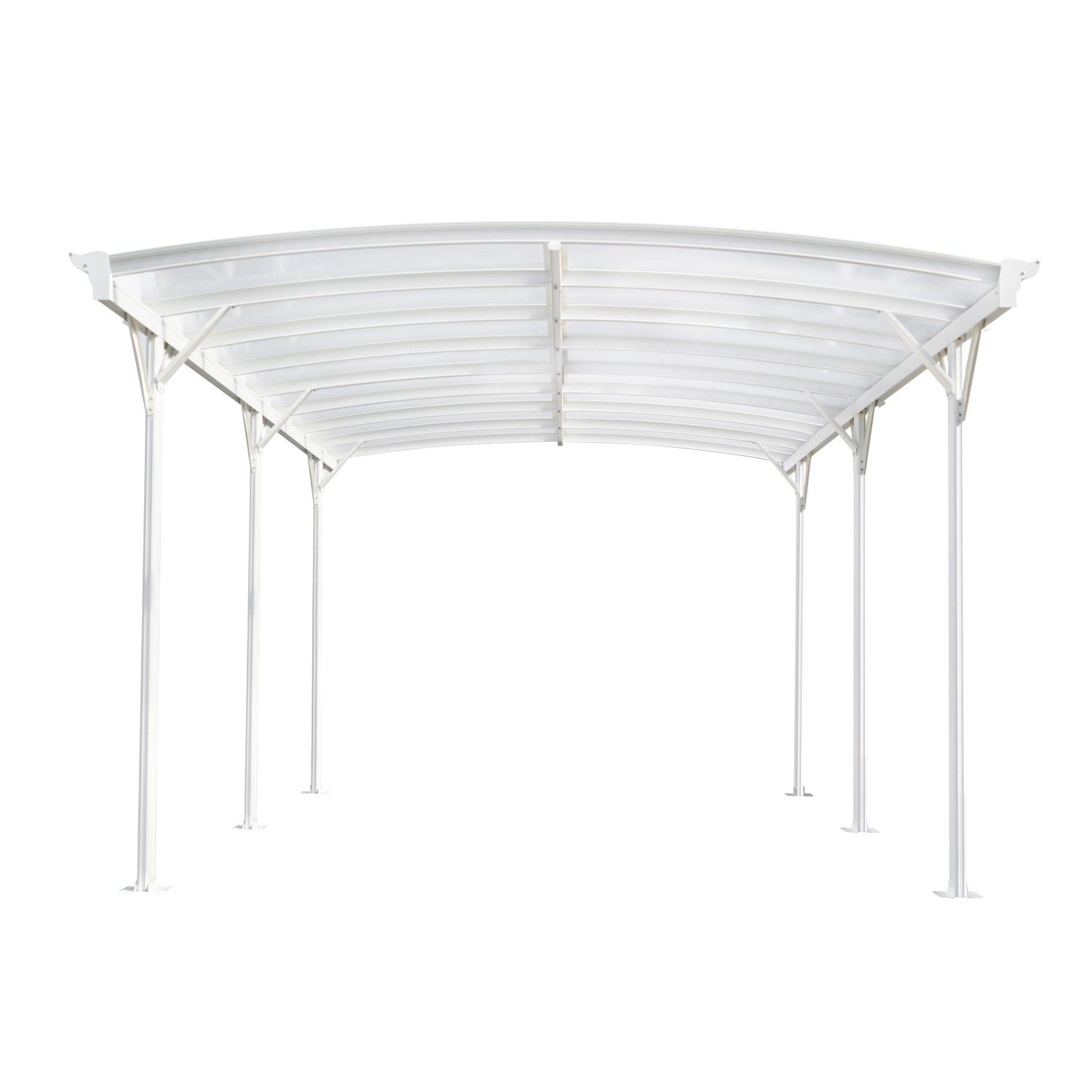 Home Deluxe Design Carport Falo 505 cm x 300 cm x 240 cm Weiß günstig online kaufen