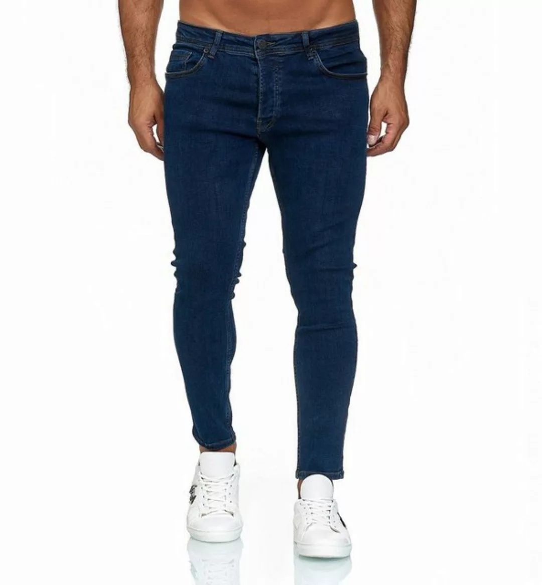 Black Island Skinny-fit-Jeans Herren Skinny Fit Jeans in lässigen Farben günstig online kaufen