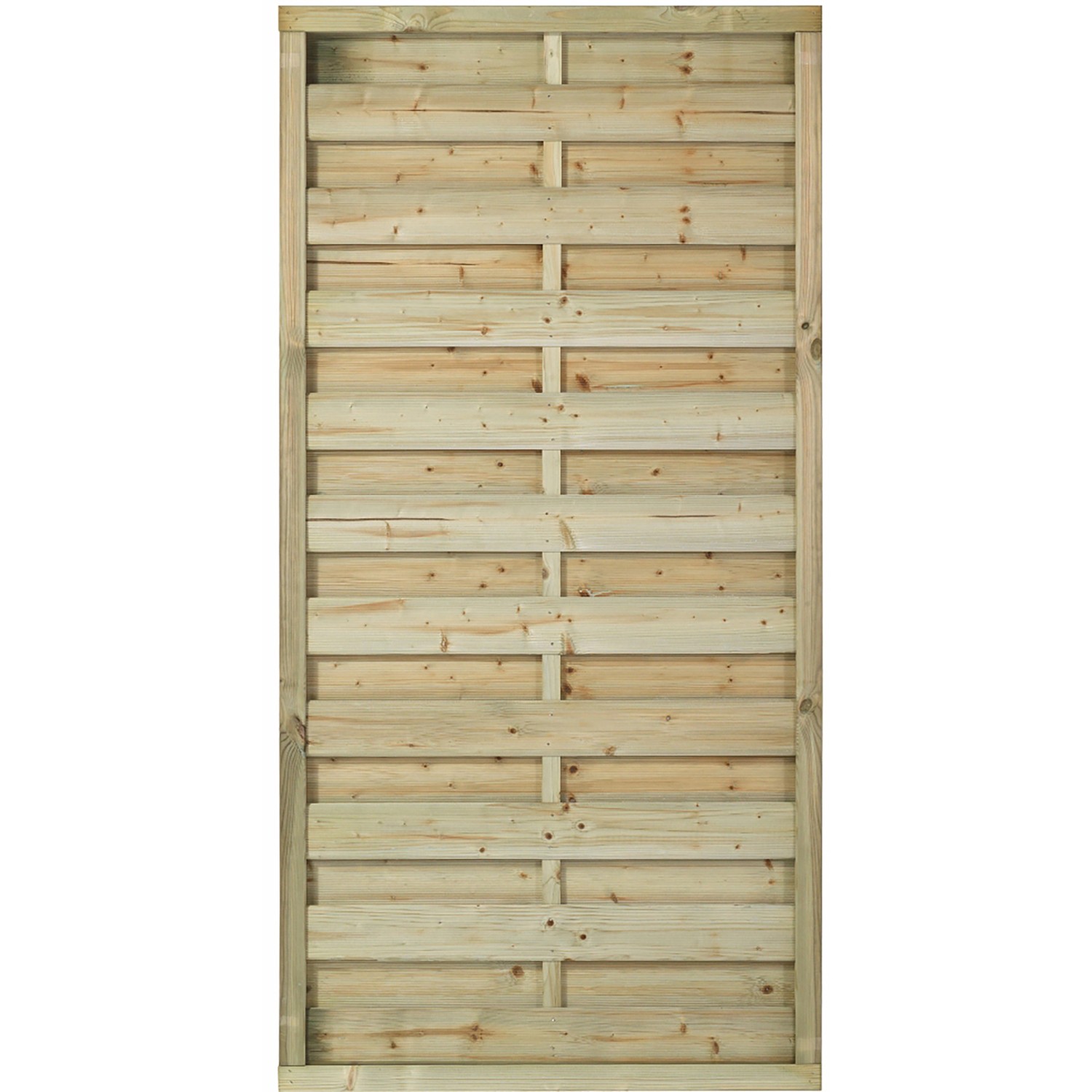 Plus Holz Sichtschutzzaun Bergen Nadelholz druckimprägniert 90 cm x 180 cm günstig online kaufen