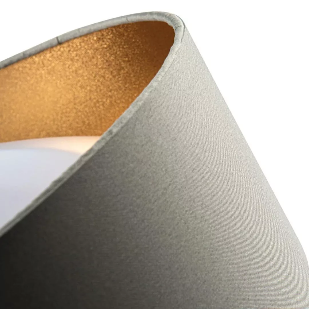 LED Deckenleuchte Rifa in Grau und Gold 17,5W 1500lm 4000K günstig online kaufen