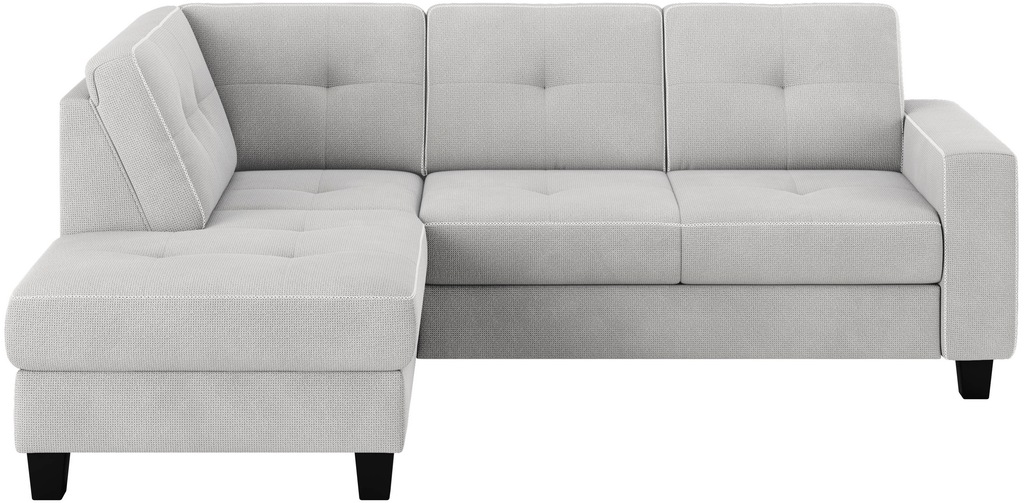 Places of Style Ecksofa »Varese«, Kreuznaht in beige günstig online kaufen