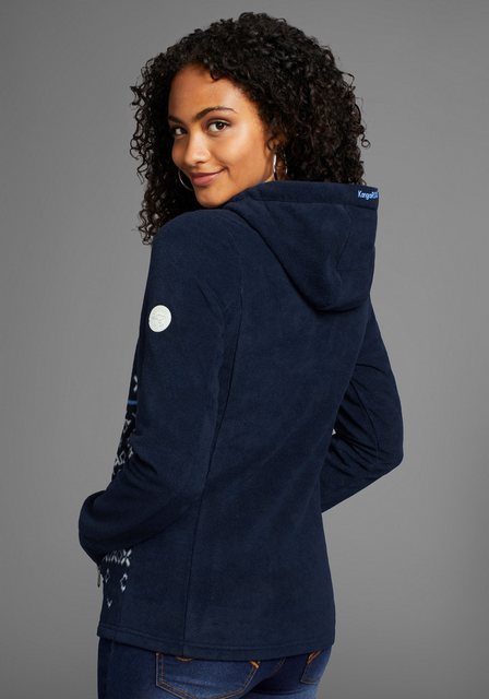 KangaROOS Fleecejacke mit Norweger Muster günstig online kaufen