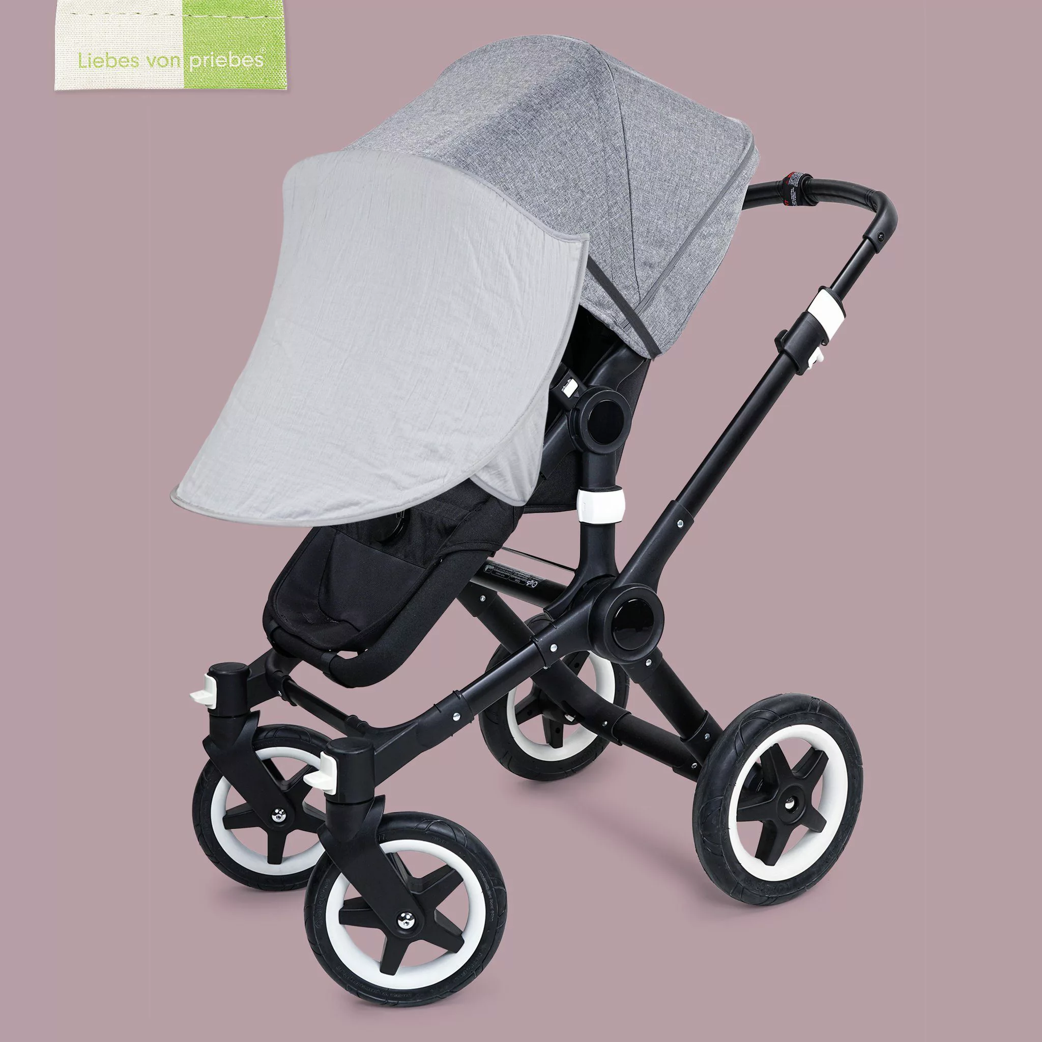 Liebes von priebes Kinderwagen-Sonnenschutzhülle DAISY Sonnensegel, günstig online kaufen