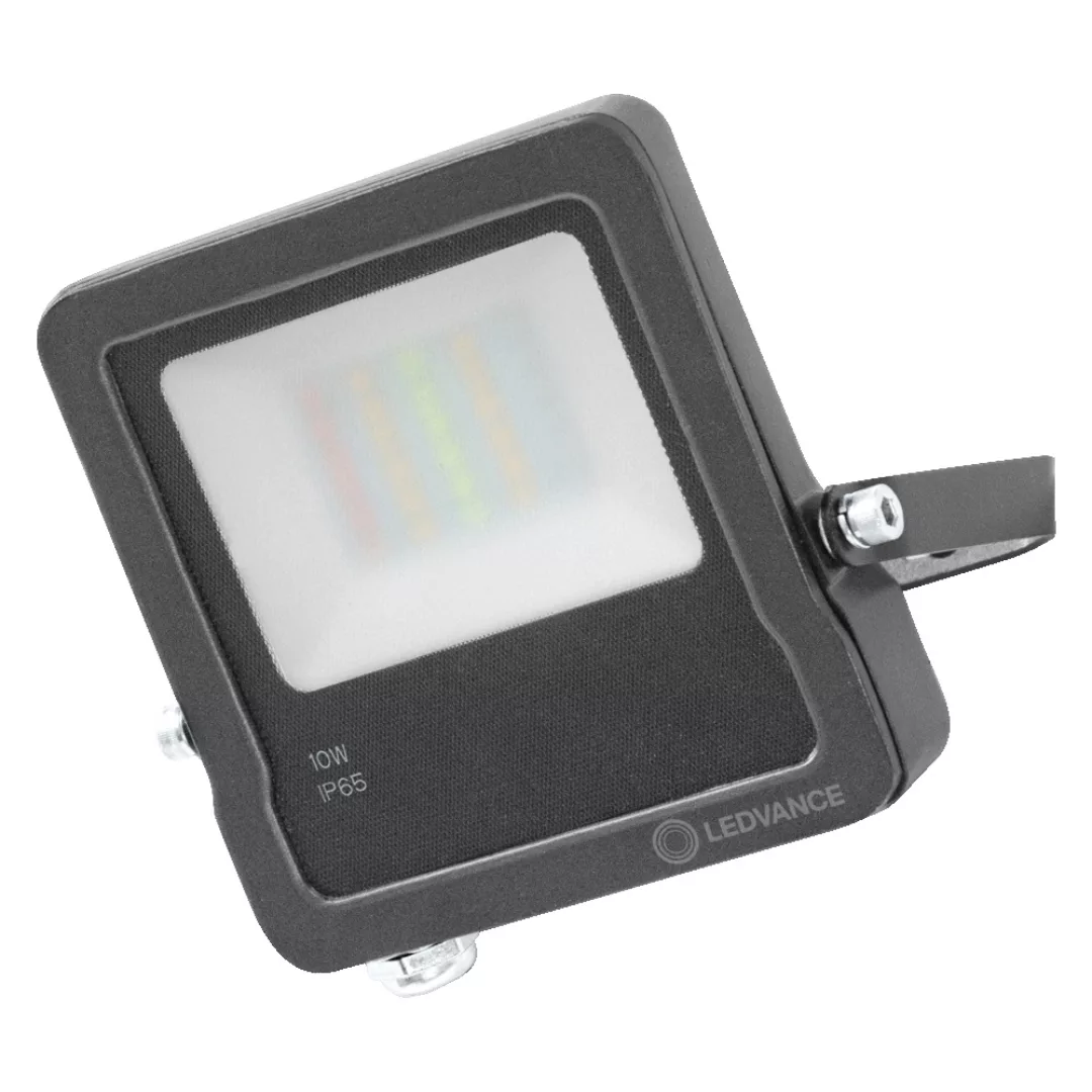 LEDVANCE SMART+ WiFi Floodlight, RGBW, grau, 10W günstig online kaufen