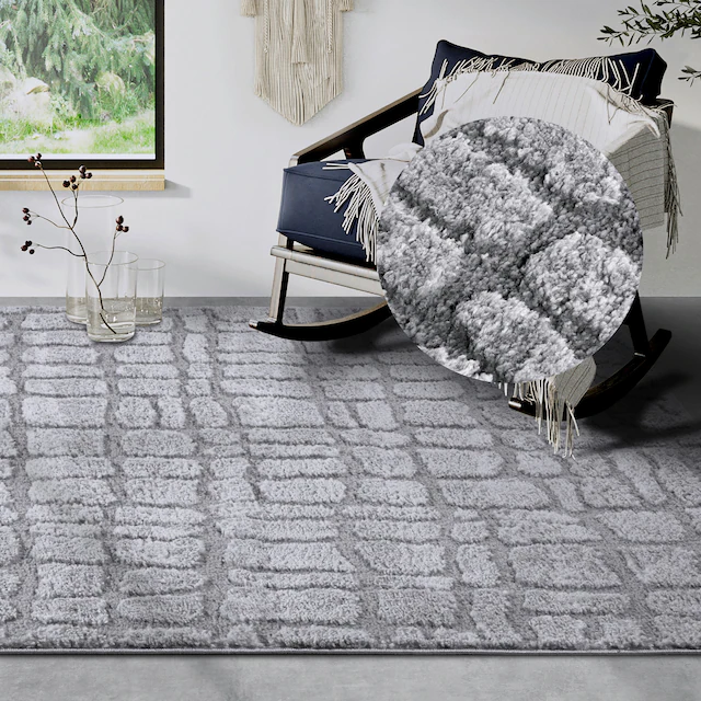 ELLE DECORATION Designteppich »Artistique«, rechteckig, 18 mm Höhe, Hochflo günstig online kaufen