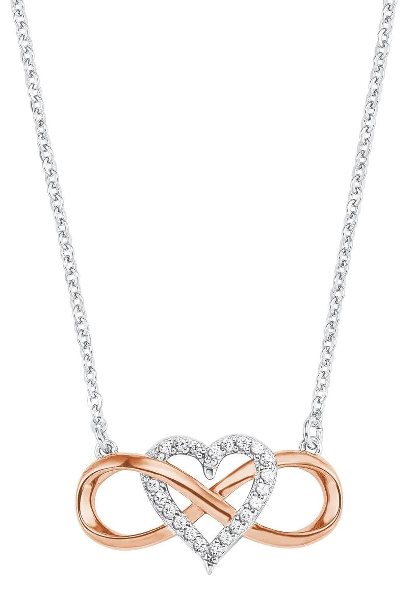 Amor Kette mit Anhänger "Infinity Unendlichkeitsschleife mit Herz, 2022424" günstig online kaufen