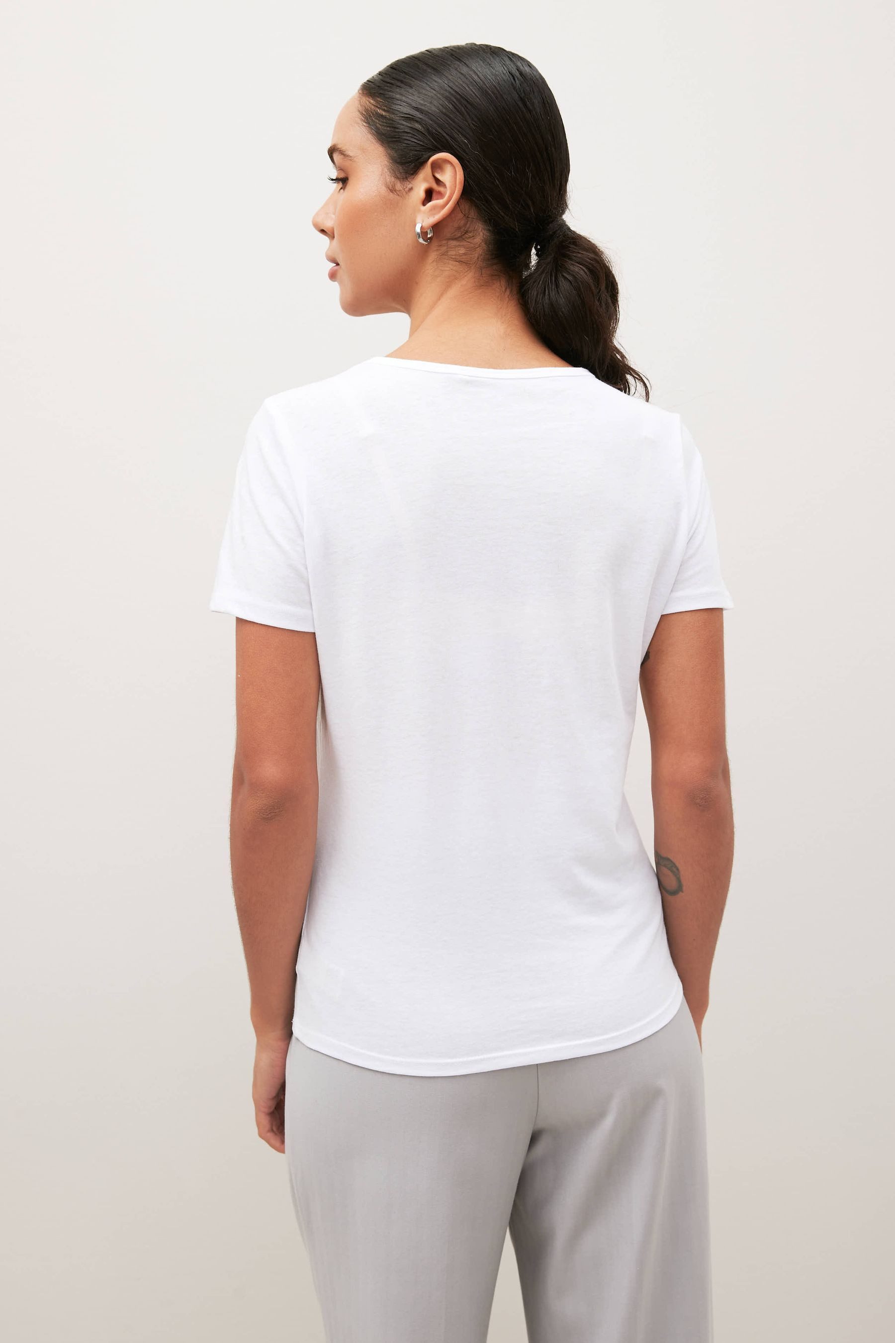 Next T-Shirt Everyday Kurzarm-T-Shirt mit Rundhalsausschnitt günstig online kaufen