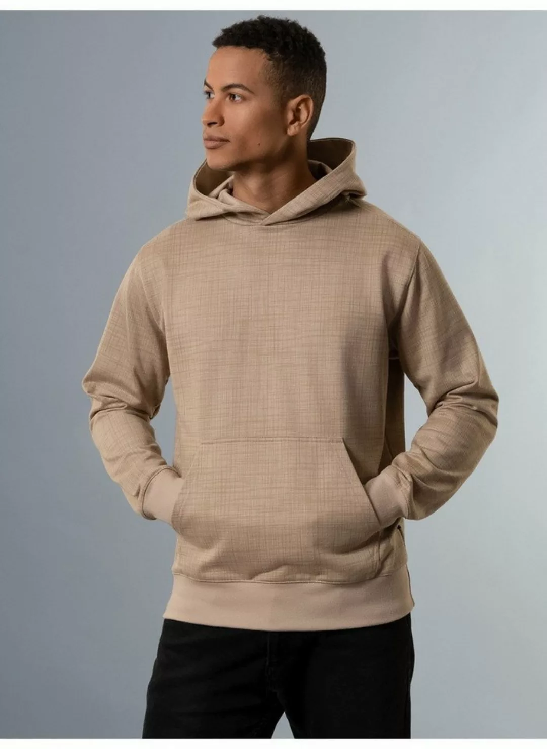 Trigema Kapuzensweatshirt "TRIGEMA Hoodie mit Print-Muster und Känguru-Tasc günstig online kaufen