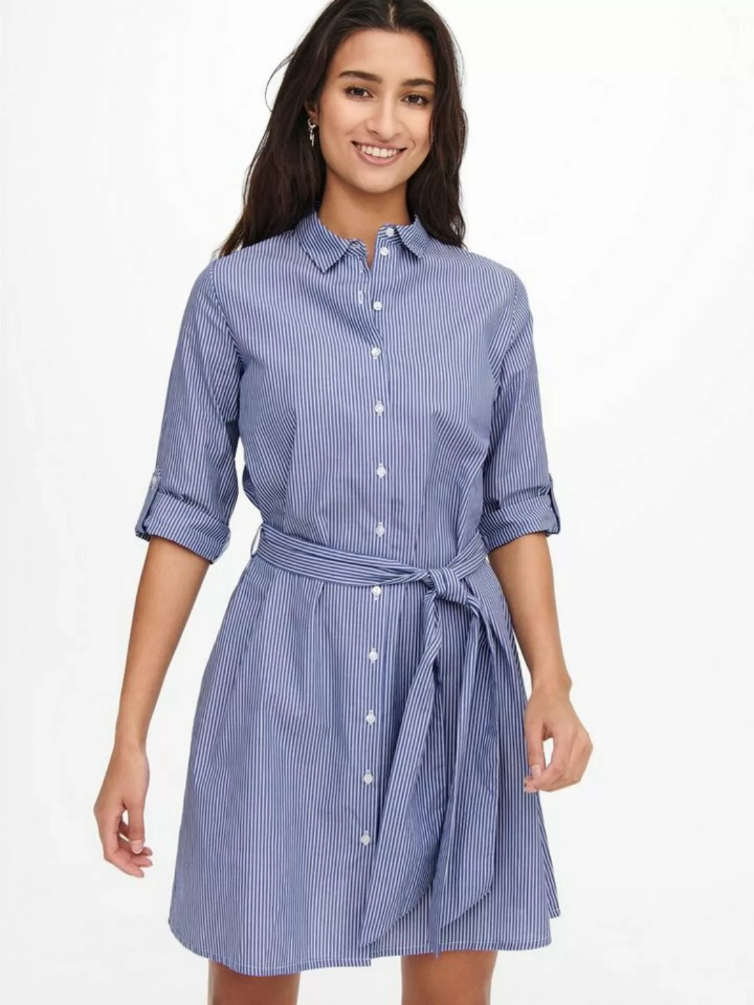 JDY Hemdblusenkleid JDYHALL 3/4 SHIRT DRESS WVN NOOS günstig online kaufen