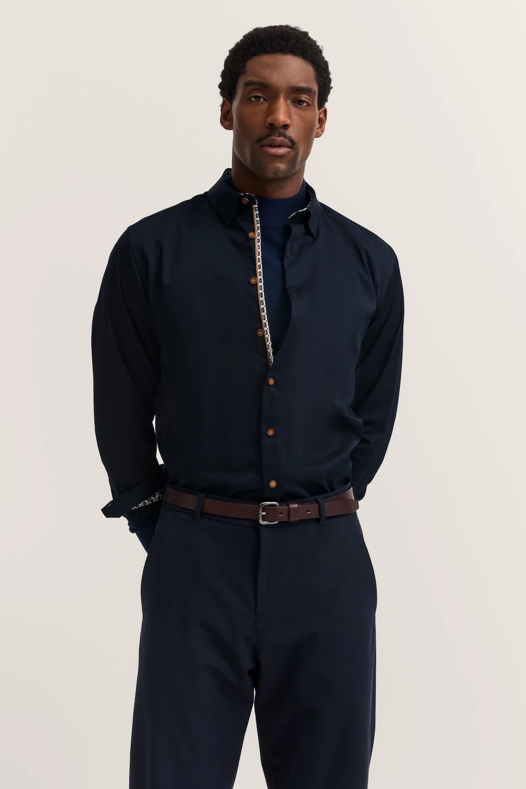 bugatti Langarmhemd "Modern Fit", mit Under Button-Down & Easy-Care günstig online kaufen