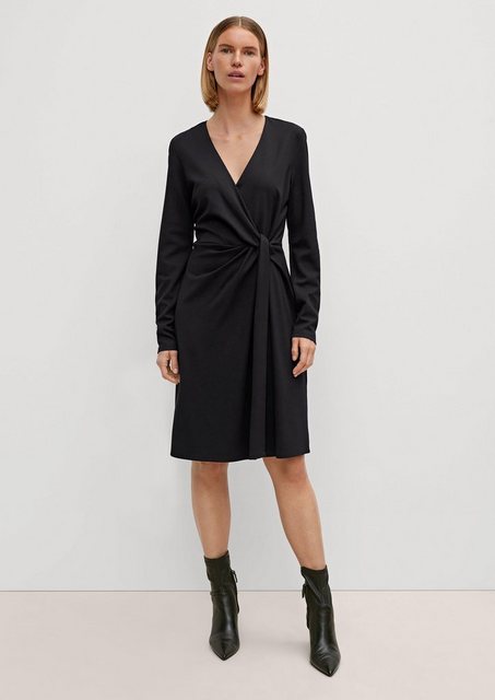 Comma Minikleid Jerseykleid in Wickeloptik Knoten günstig online kaufen