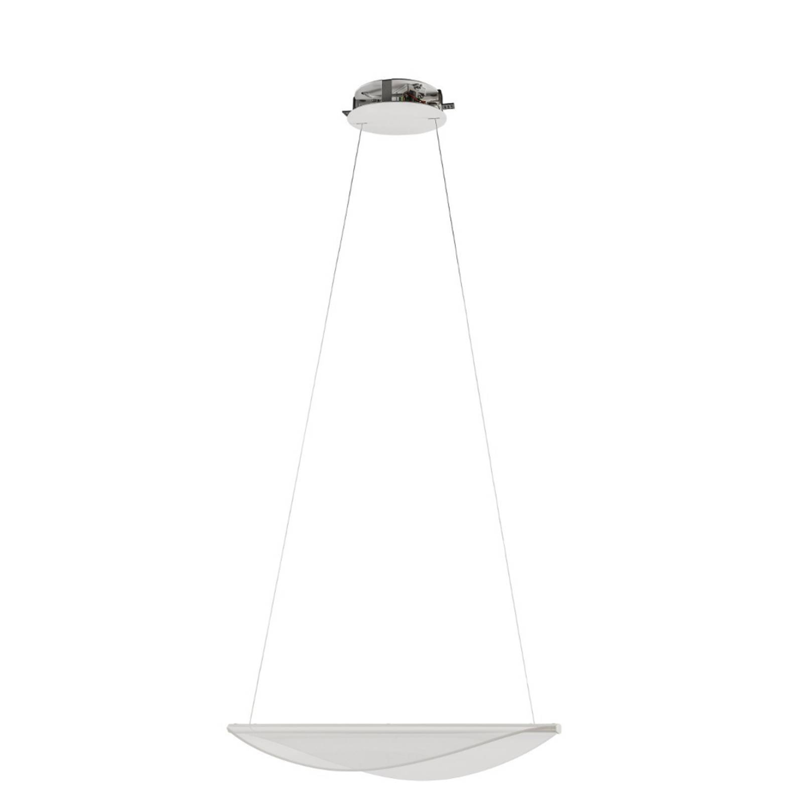Stilnovo Diphy LED-Pendellampe weiß Länge 53,6 cm günstig online kaufen