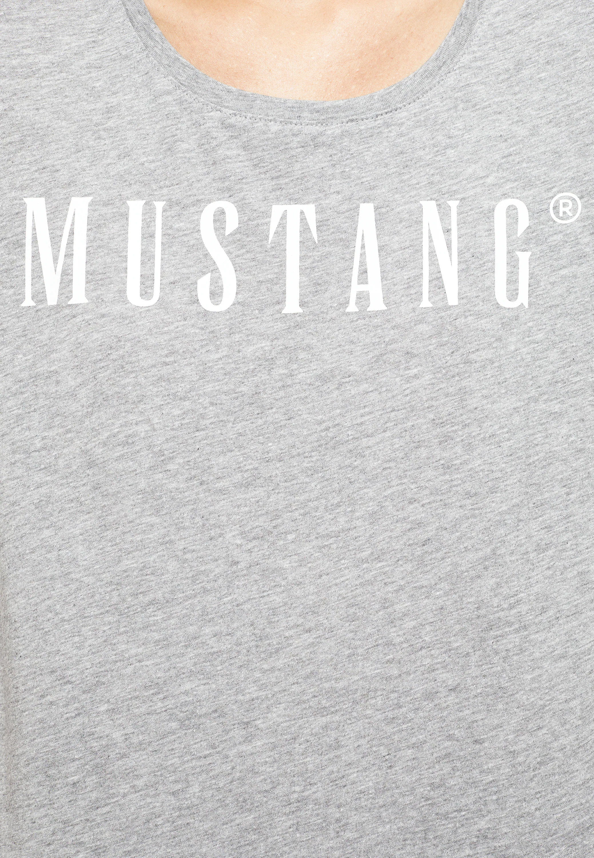 MUSTANG Kurzarmshirt "Damen T-Shirt" günstig online kaufen