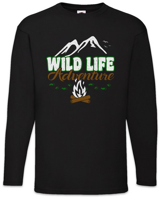 Urban Backwoods Langarmshirt Wild Life Adventure Logo Langarm T-Shirt Outdo günstig online kaufen