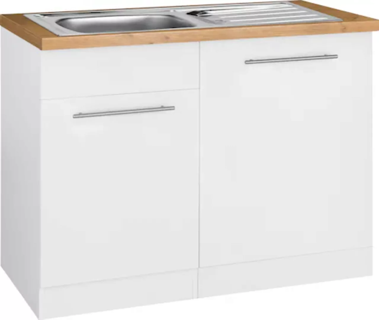 wiho Küchen Spülenschrank "Unna", 110 cm breit, inkl. Tür/Sockel/Griff für günstig online kaufen