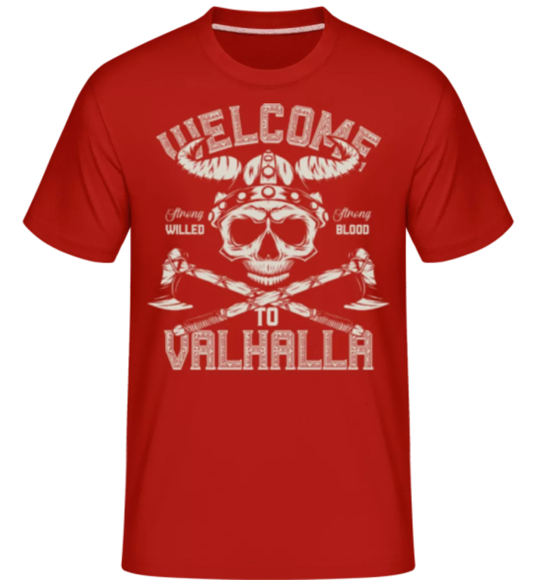 Welcome To Valhalla · Shirtinator Männer T-Shirt günstig online kaufen