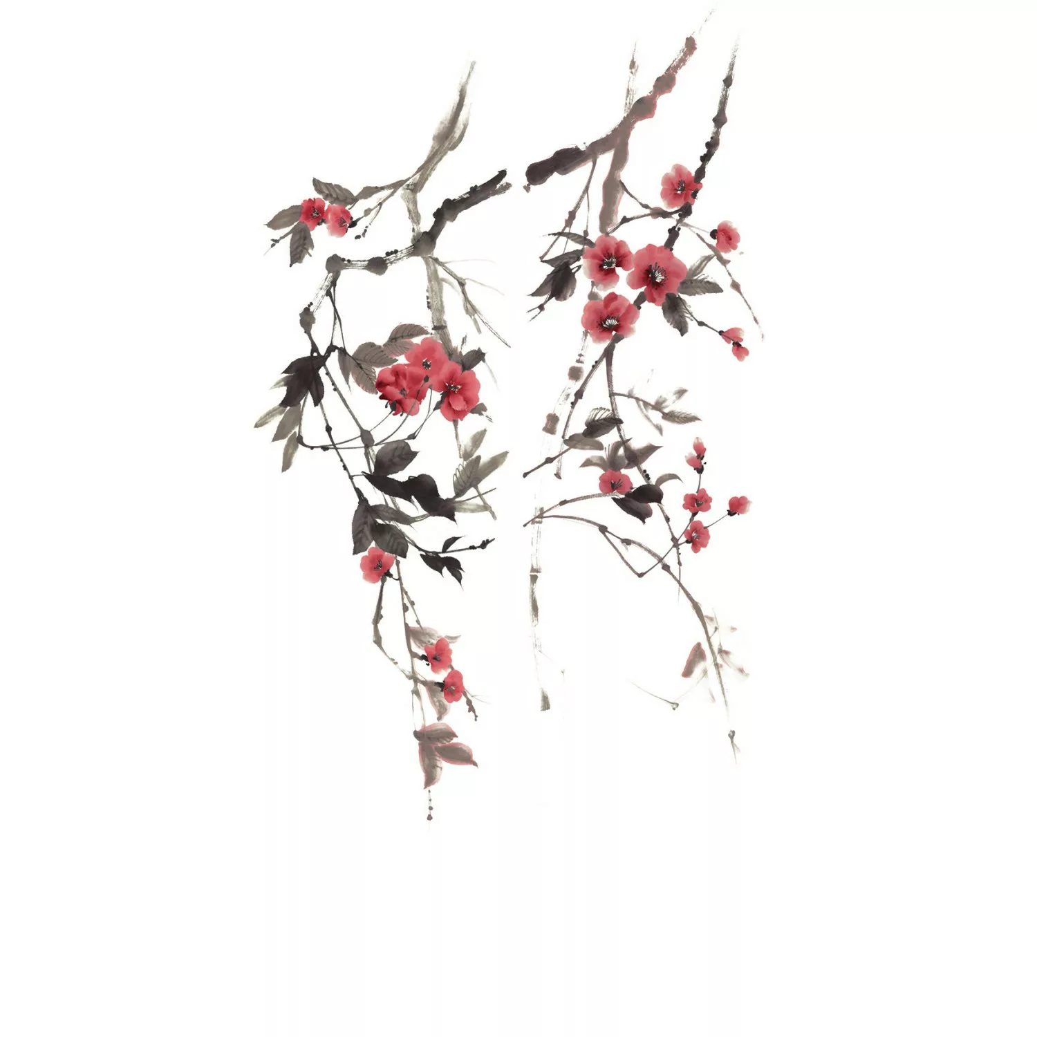 Marburg Vliestapete Blumen Crushed-Optik Modern 270 cm x 140 cm Weiß günstig online kaufen