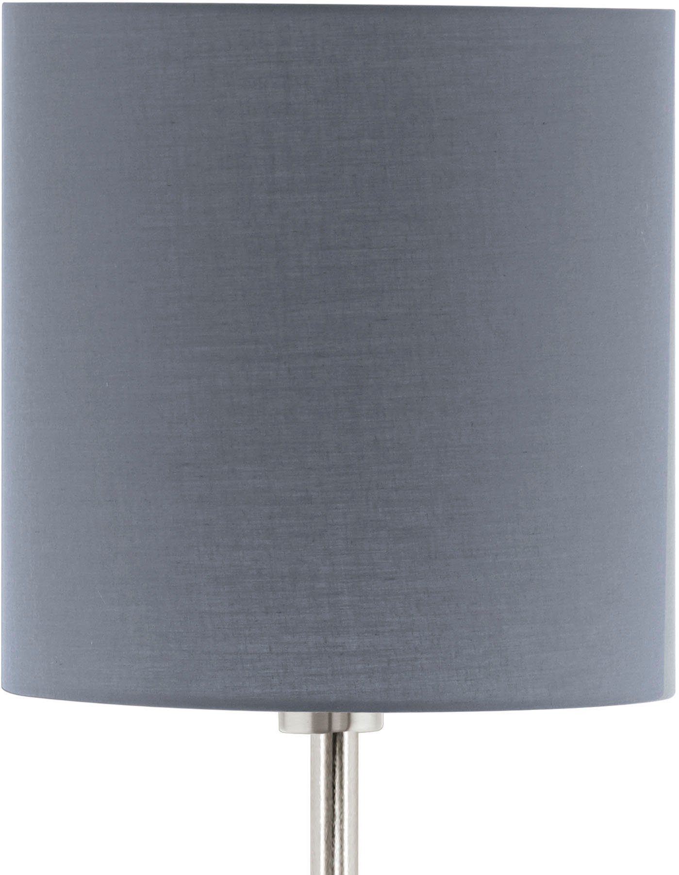 Eglo Stehleuchte  Pasteri 1-flammig Nickel-Taupe matt E27 60W günstig online kaufen