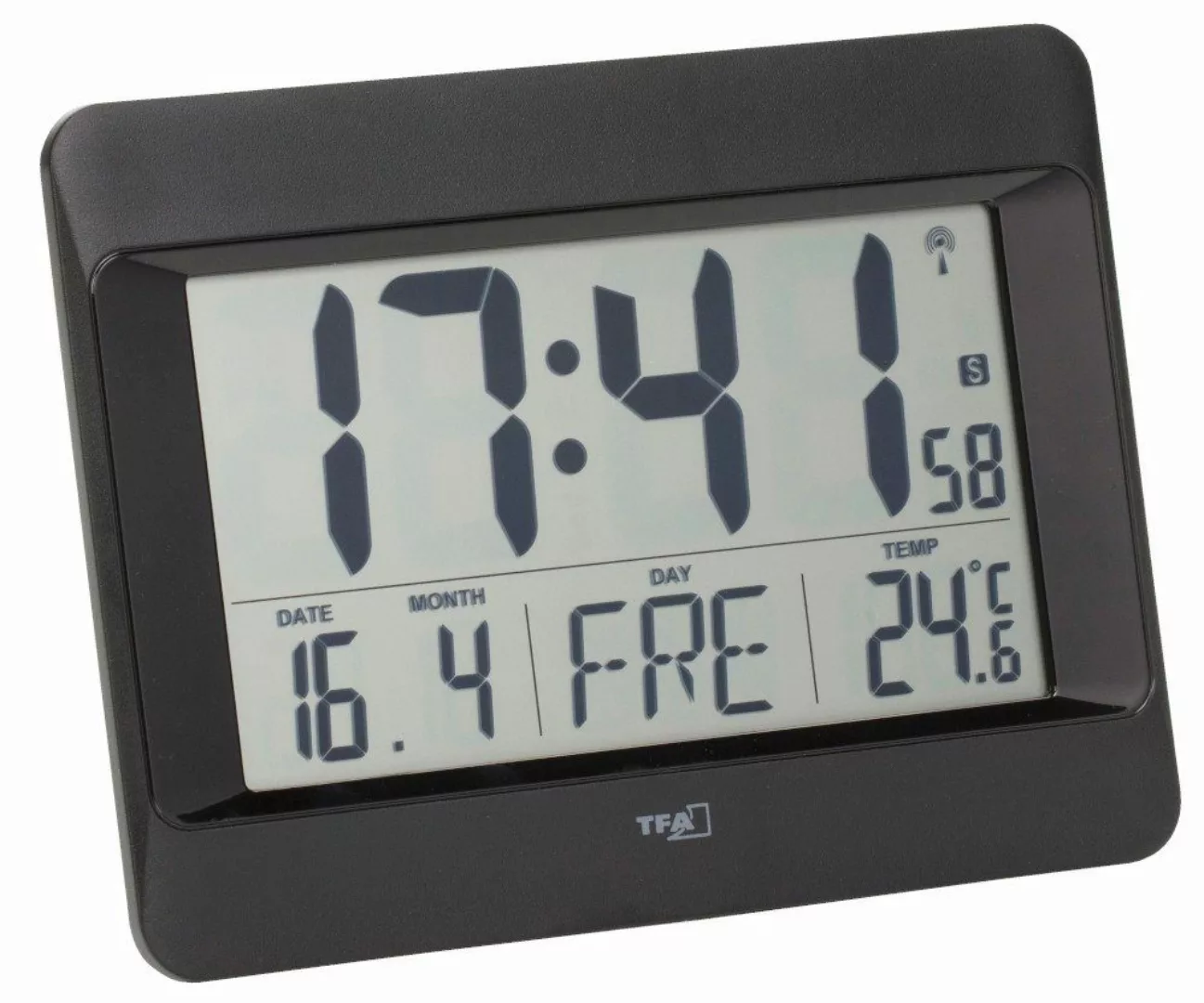 TFA Dostmann Funkwanduhr TFA 60.4519.01 digitale günstig online kaufen