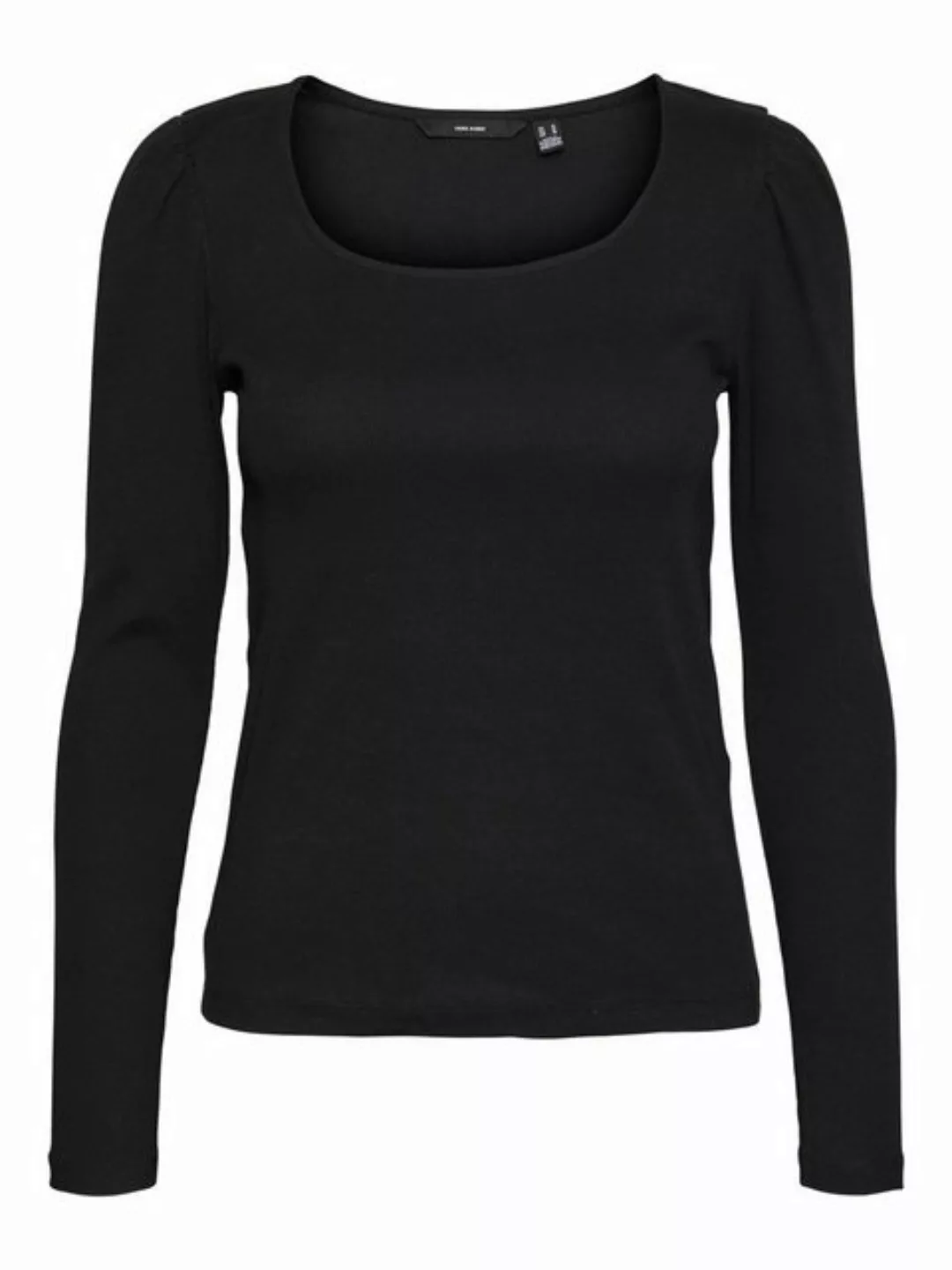 Vero Moda Langarmshirt CAISA (1-tlg) Drapiert/gerafft günstig online kaufen