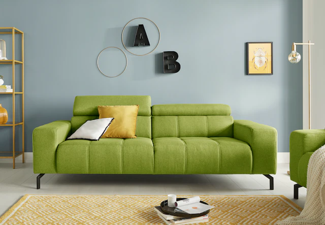 DOMO collection 2,5-Sitzer "Cunelli zeitlos und elegant, moderne Sitznähte günstig online kaufen