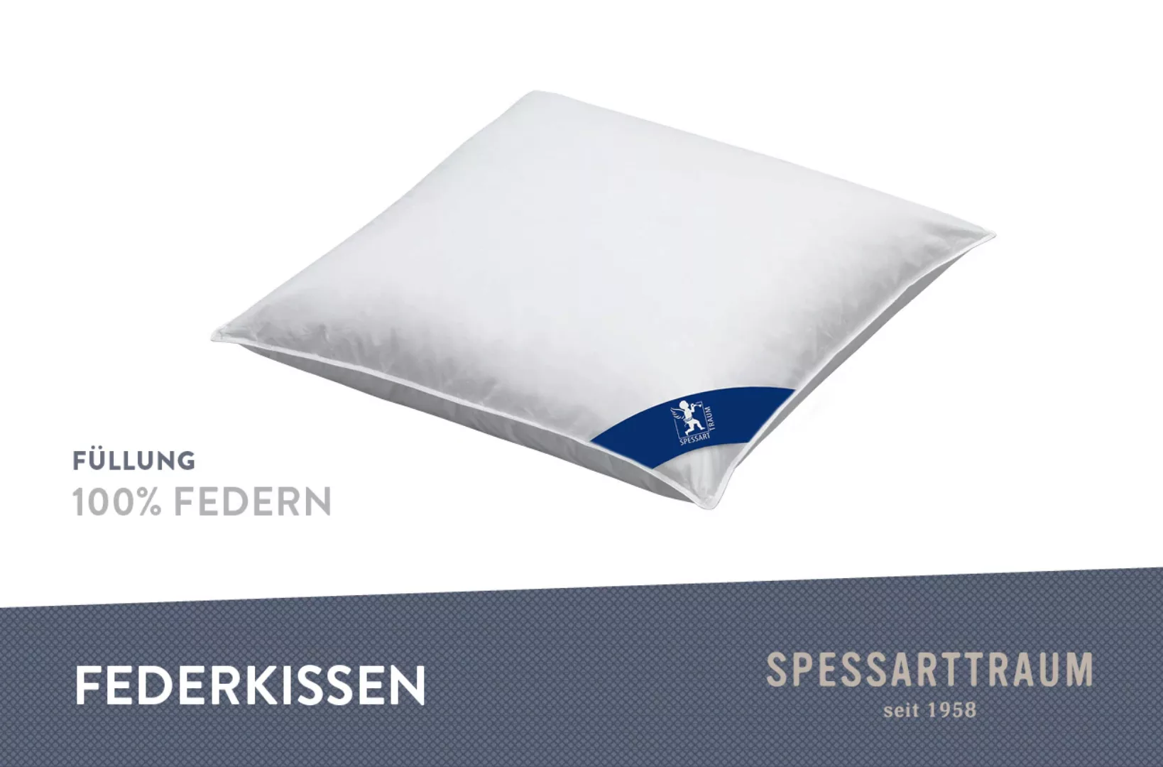 SPESSARTTRAUM Federkissen »FIRST CLASS«, Füllung: 100% Federn, Klasse 1, Do günstig online kaufen