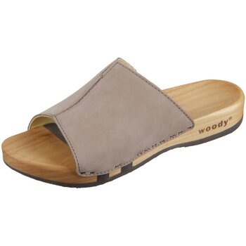 Woody  Clogs Pantoletten Anja 13223 stone stone 13223 stone günstig online kaufen