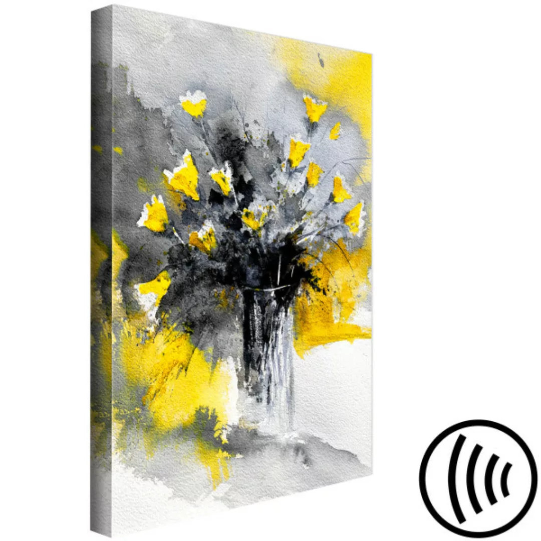 Bild auf Leinwand Bouquet of Colours (1 Part) Vertical Yellow XXL günstig online kaufen