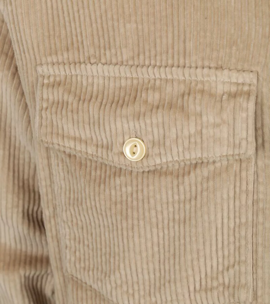 Marc O'Polo Überhemd Kordel Beige - Größe XL günstig online kaufen