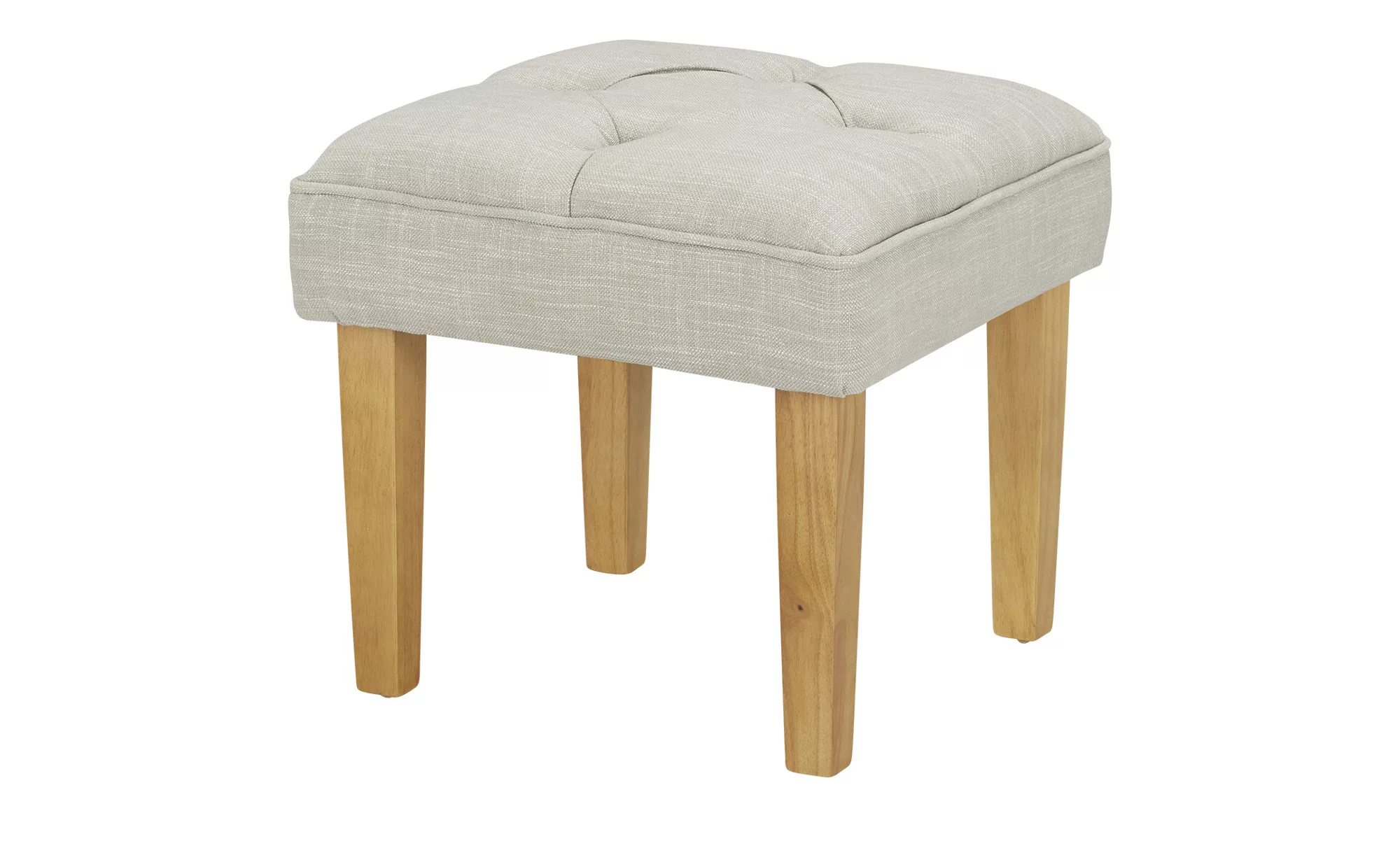 Hocker  Hennig ¦ grau ¦ Maße (cm): B: 40 H: 40 T: 40.0 Polstermöbel > Hocke günstig online kaufen