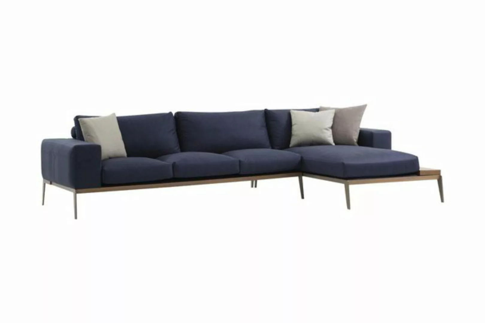 JVmoebel Ecksofa Ecksofa L-Form Sofa Wohnzimmer Grau Modern Stoff Sofas Sit günstig online kaufen