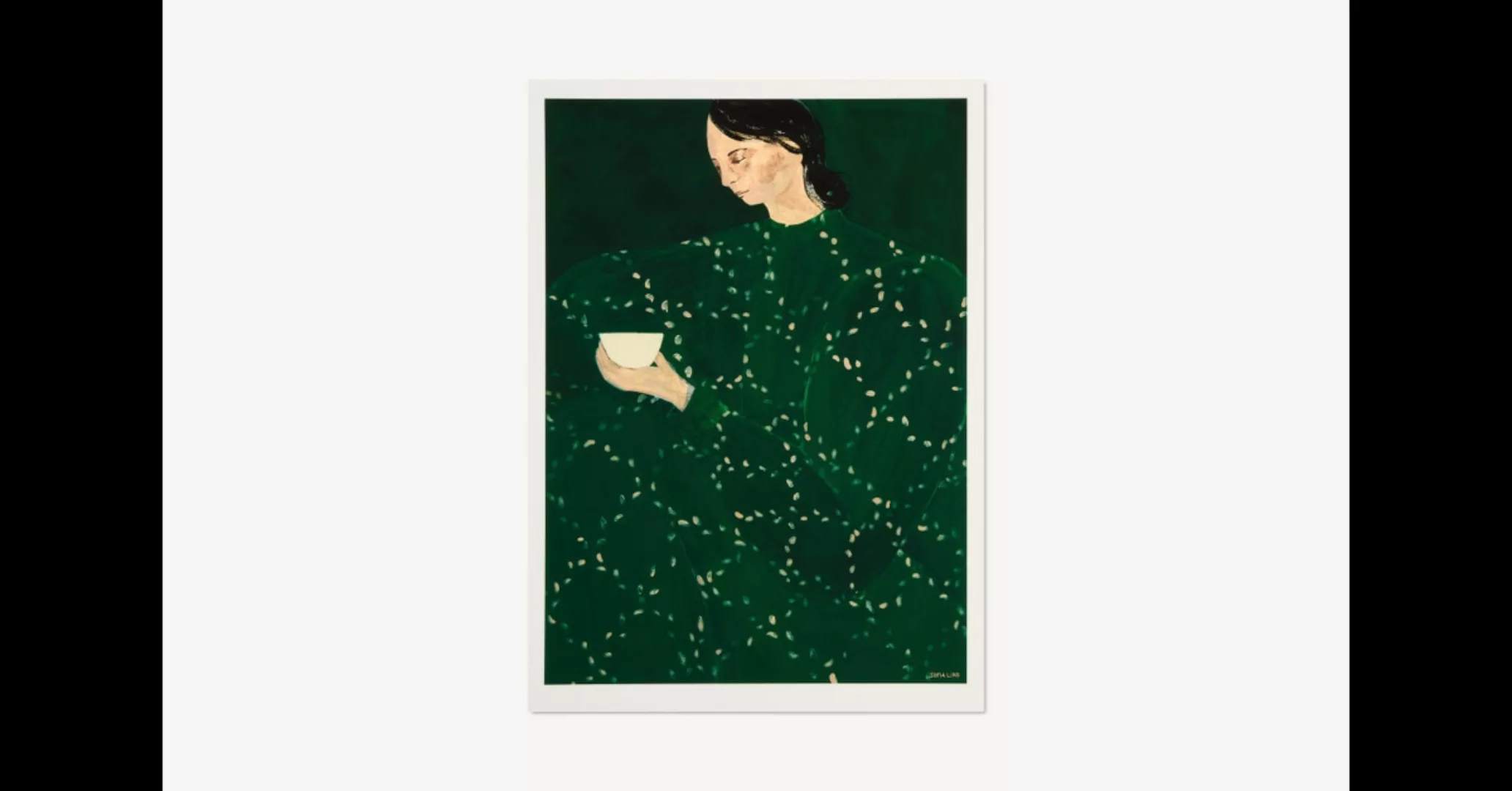 The Poster Club Coffee Alone at Place de Clichy Kunstdruck von Sofia Lind ( günstig online kaufen