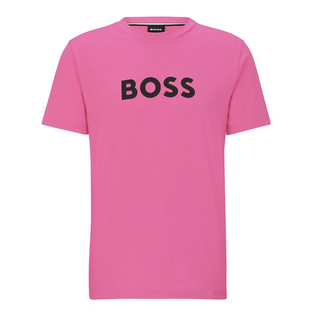 BOSS T-Shirt T-Shirt RN mit großem Markenprint auf der Brust günstig online kaufen