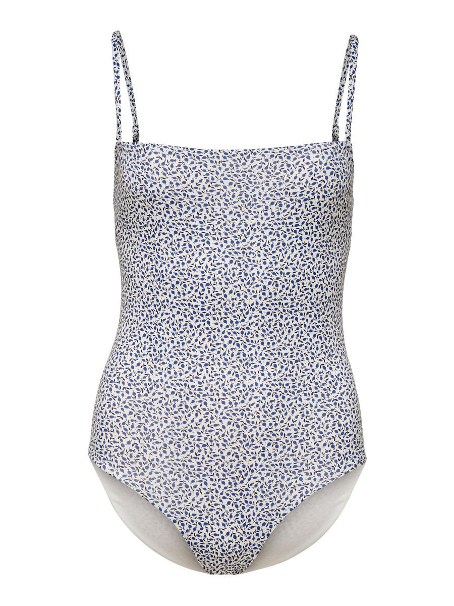ONLY Gemusterter Badeanzug Damen Blau günstig online kaufen
