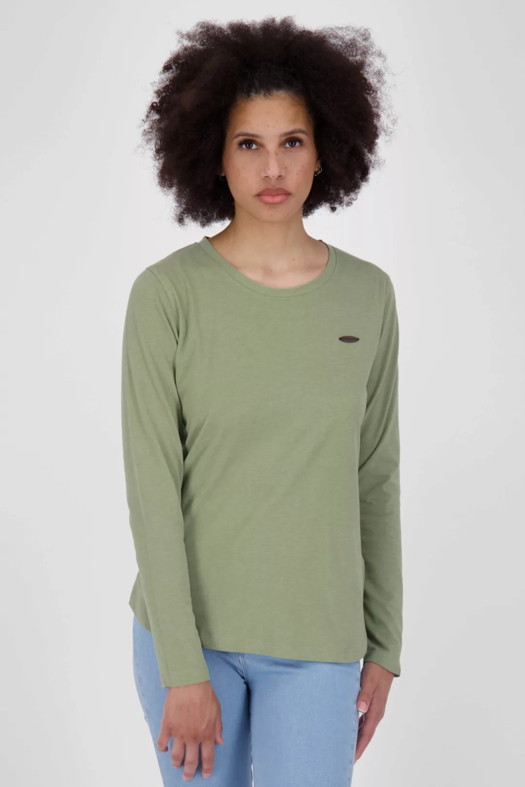 Alife & Kickin Langarmshirt "Damen LeaAK A", Figurnah geschnittenes Longsle günstig online kaufen