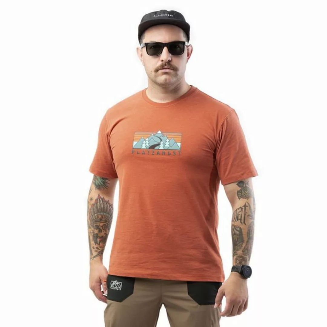 Platzangst T-Shirt T-Shirts Platzangst Gravel Logo T-Shirt - Orange XS- (1- günstig online kaufen