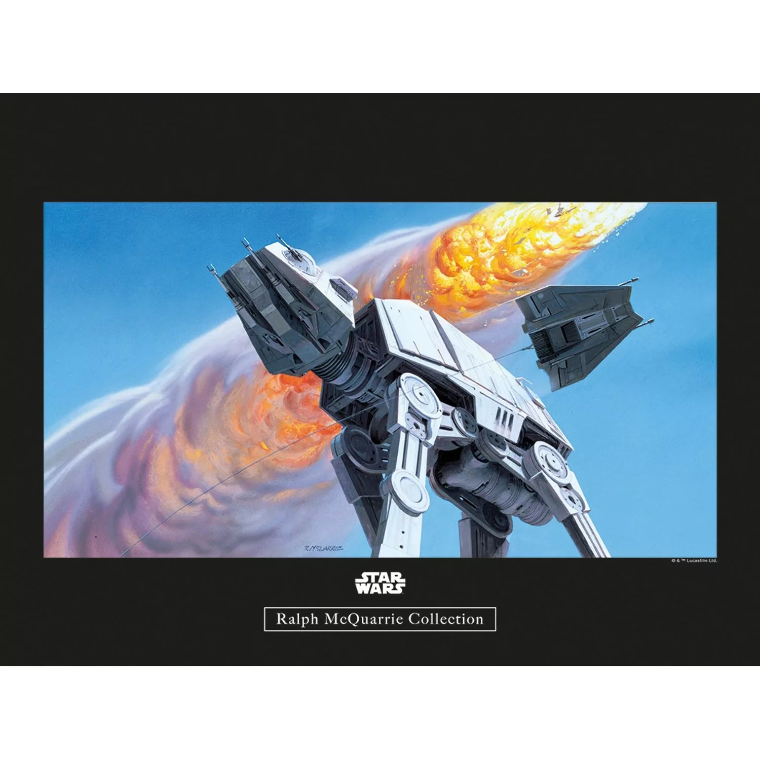 Komar Wandbild Star Wars AT-AT 40 x 30 cm günstig online kaufen