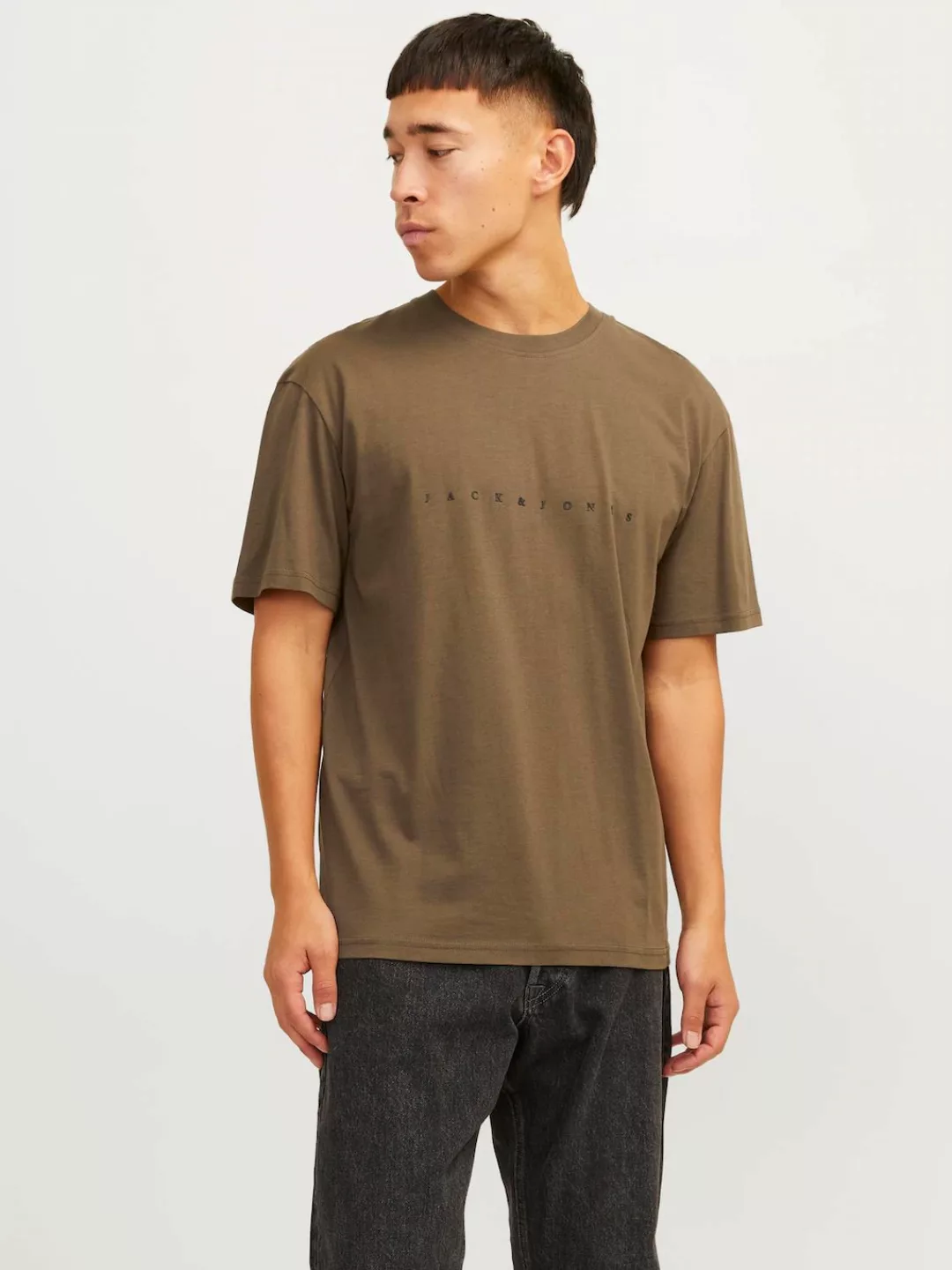 Jack & Jones Rundhalsshirt "JJESTAR JJ TEE SS NOOS", mit Logo Schriftzug günstig online kaufen