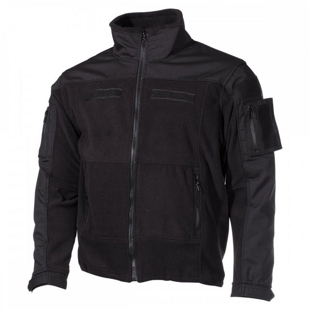 MFH Outdoorjacke Trekking Fleece-Jacke, "Combat", schwarz M günstig online kaufen