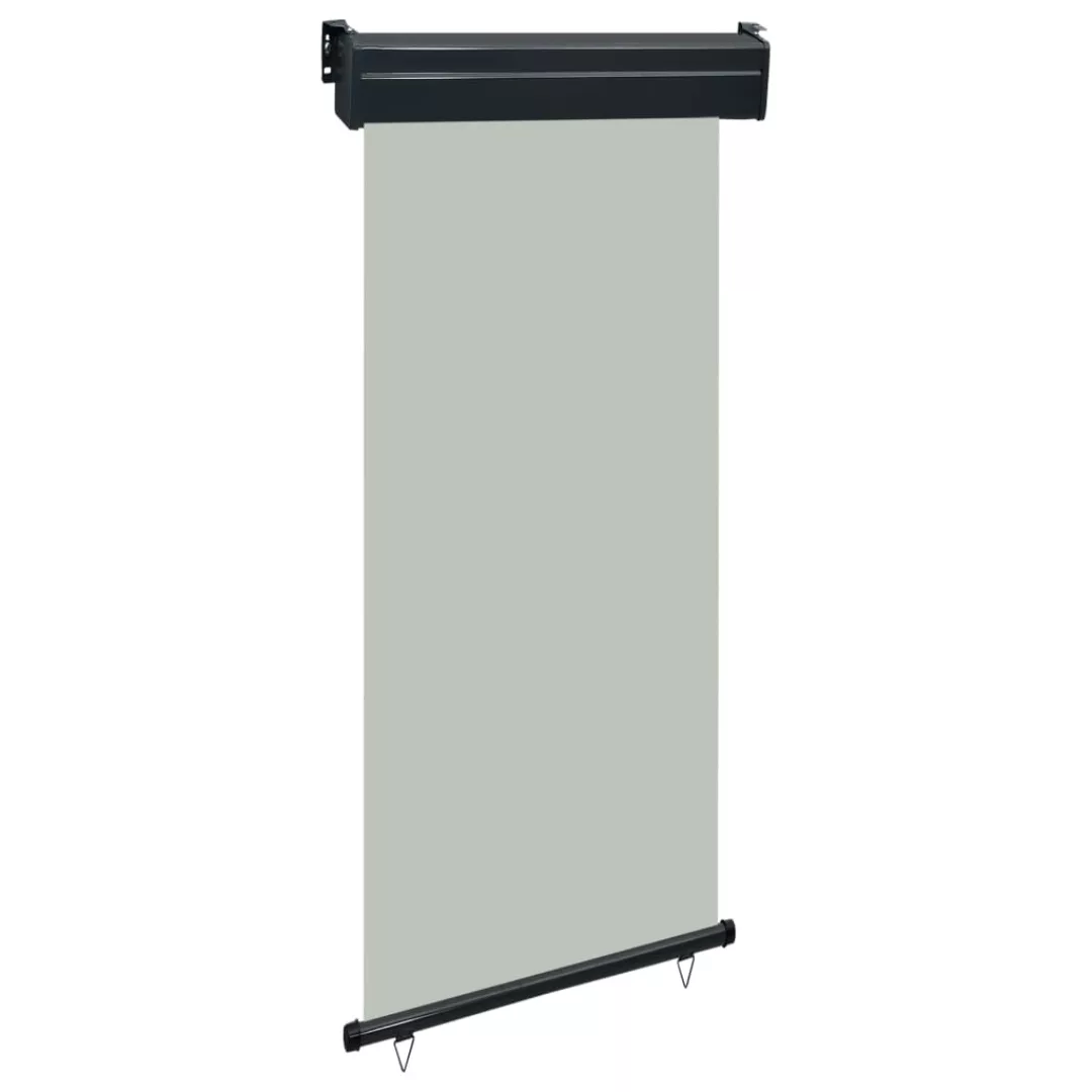 Balkon-seitenmarkise 100 × 250 Cm Grau günstig online kaufen