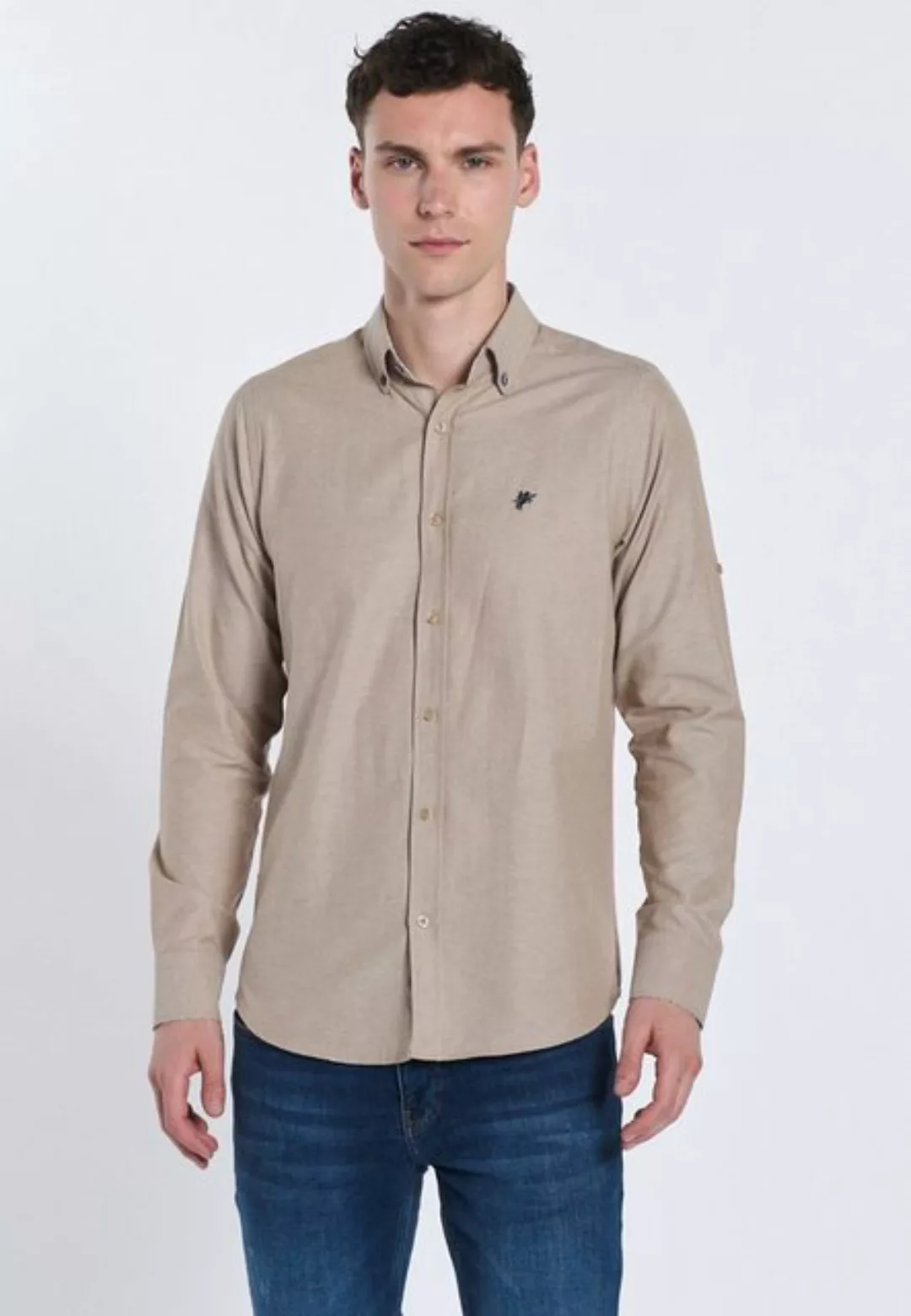 DENIM CULTURE Langarmhemd FYODOR (1-tlg) günstig online kaufen