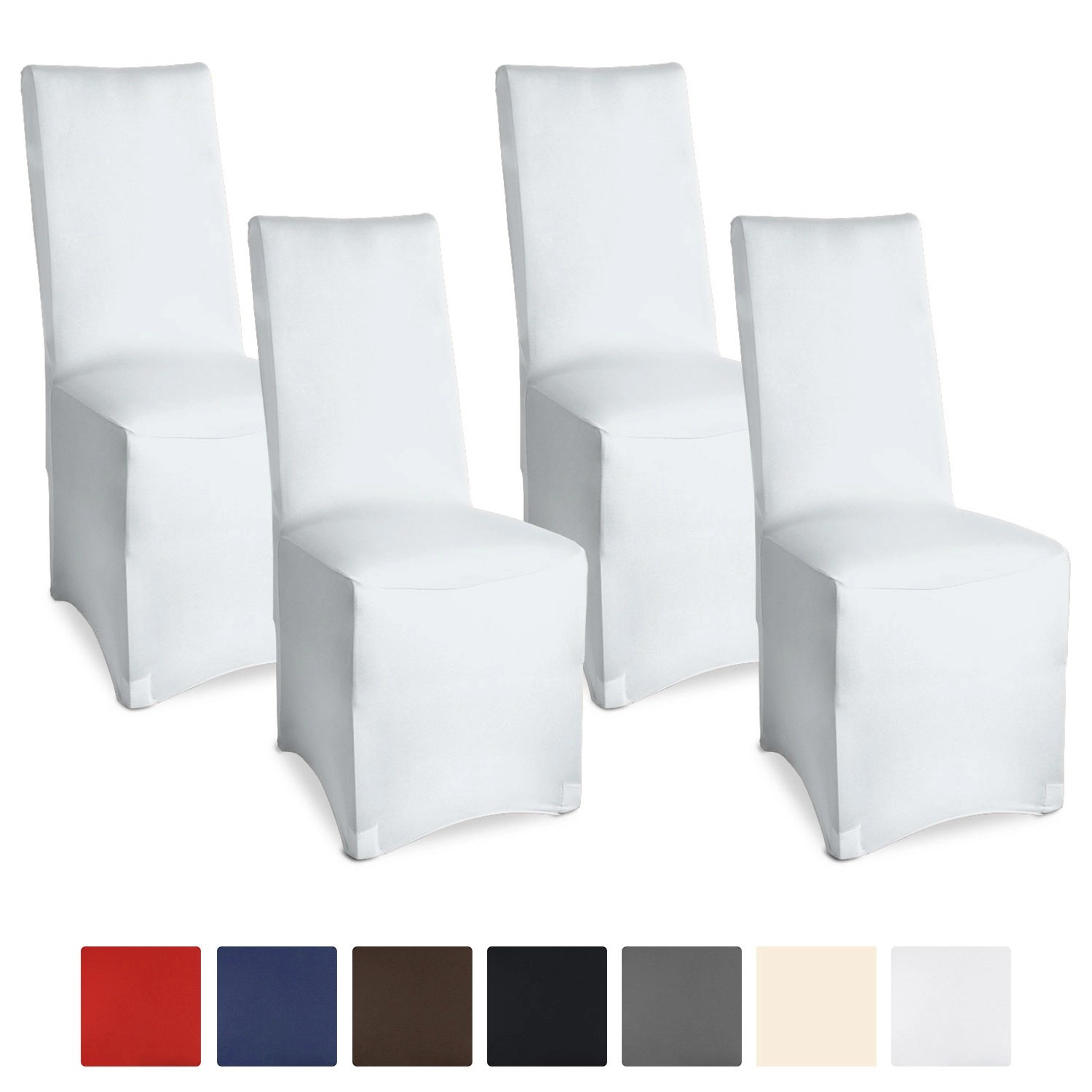 Beautissu Stuhlhusse Leona, Stretch 95x45x45cm 4er günstig online kaufen