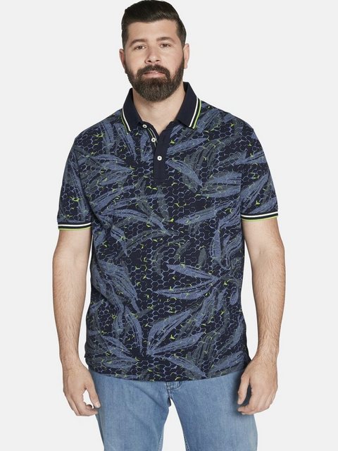 Charles Colby Poloshirt EARL BEAGAN mit Allover-Print günstig online kaufen