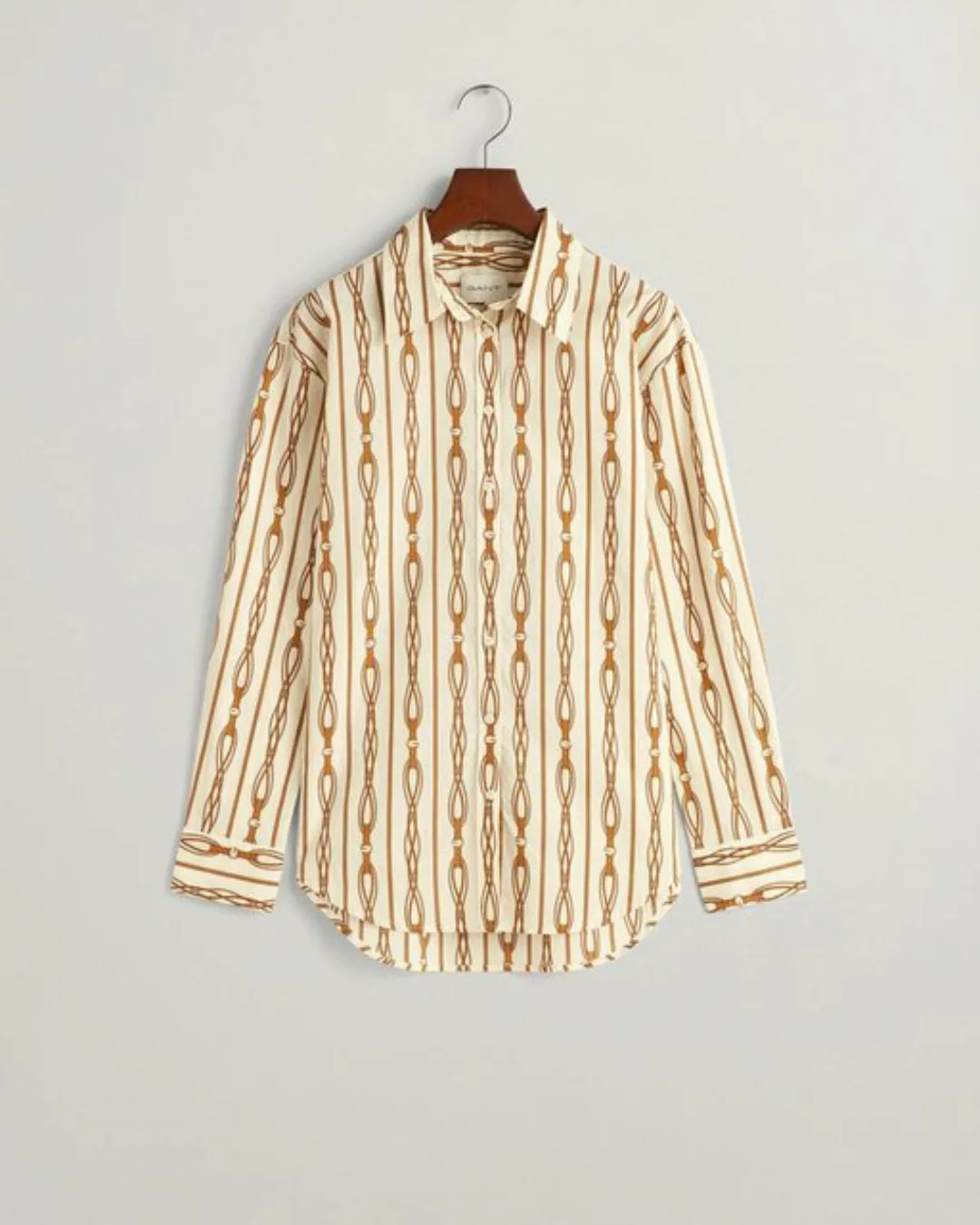 Gant Klassische Bluse Relaxed Fit Rope Striped Baumwoll Voile Bluse günstig online kaufen