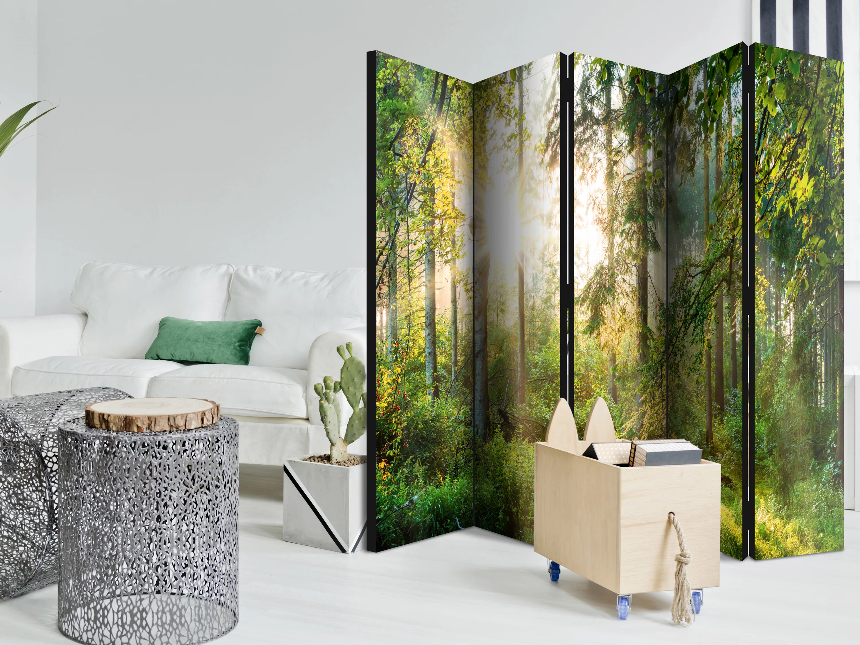 5-teiliges Paravent - Untamed Nature Ii [room Dividers] günstig online kaufen