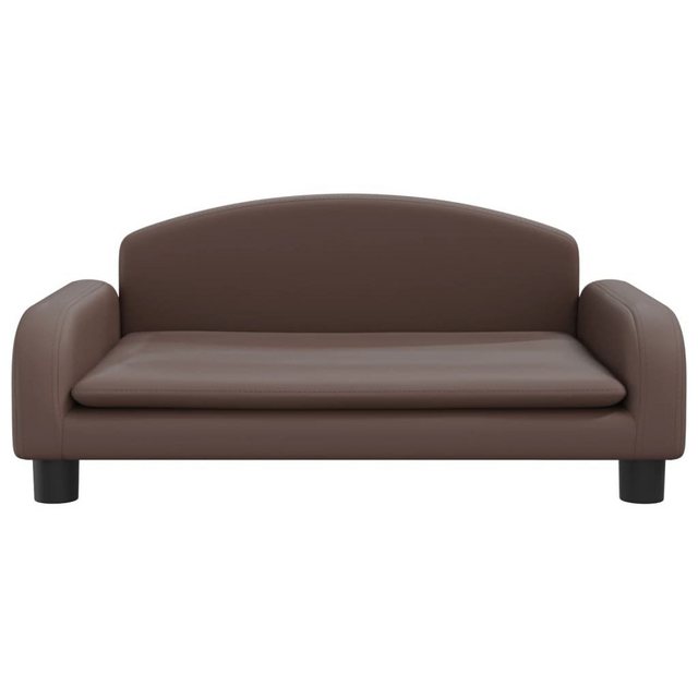 vidaXL Kindersofa Kindersofa Braun 70x45x30 cm Kunstleder Kindercouch Kinde günstig online kaufen